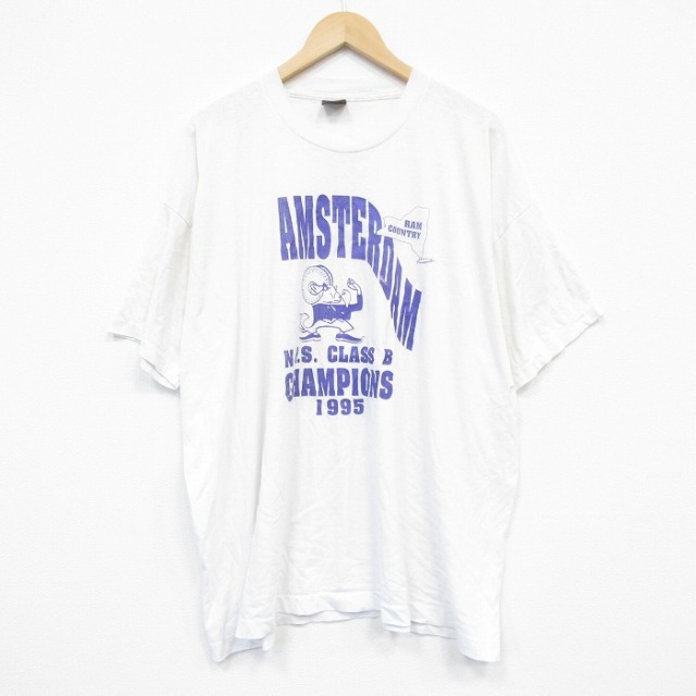 フルーツオブザルーム 90s 半袖Tシャツ アムステルダム ホワイト XL | 古着
