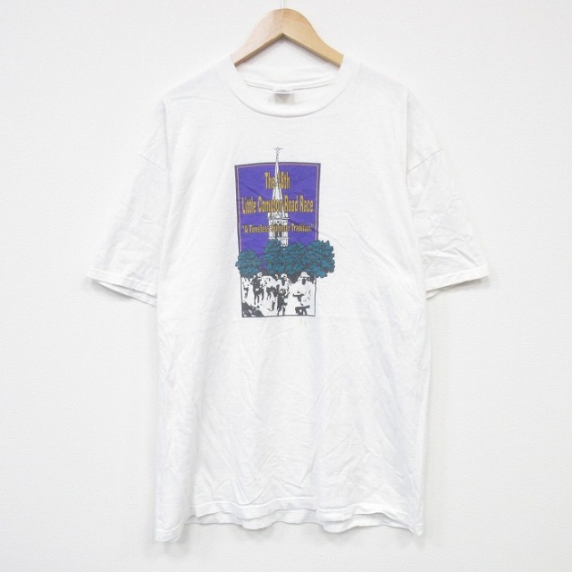 00s 半袖Tシャツ ロードレース ホワイト XL | 古着