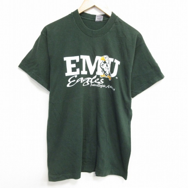 フルーツオブザルーム 90s 半袖Tシャツ EMU グリーン L | 古着