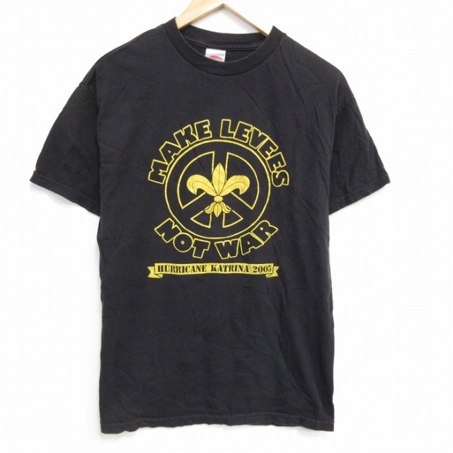 00s 半袖Tシャツ NOT WAR ブラック M | 古着