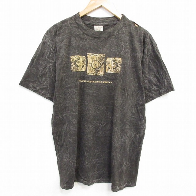 90s 半袖Tシャツ ココペリ ブラウン XL | 古着