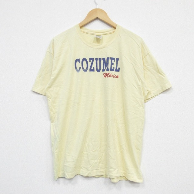 90s 半袖Tシャツ コズメル イエロー XL | 古着