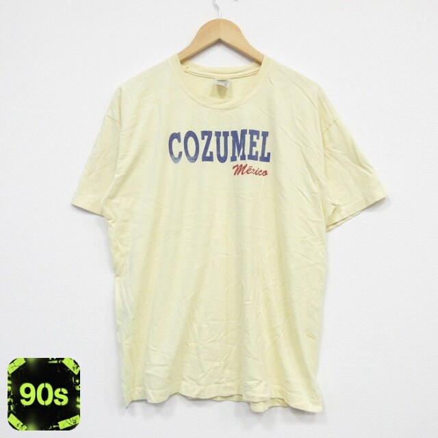 90s 半袖Tシャツ コズメル イエロー XL | 古着