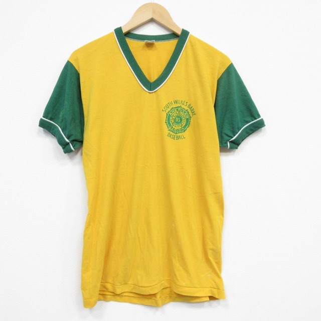 ラッセル 70s 半袖Tシャツ ベースボール イエロー L | 古着