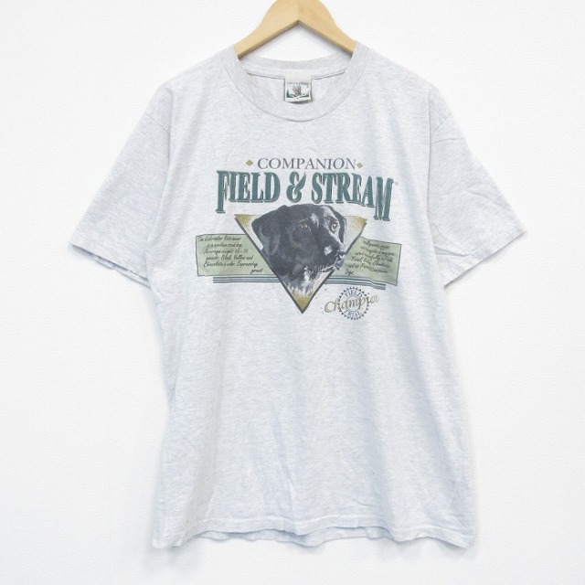 FIELD&STREAM 半袖Tシャツ 霜降り グレー L | 古着
