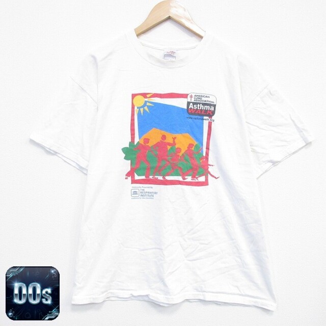 【50%OFF】フルーツオブザルーム 00s 半袖Tシャツ ウォーク企業広告 ホワイト XL | 古着