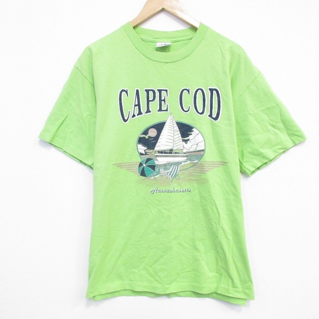 80s 半袖Tシャツ ケープコッド グリーン XL | 古着