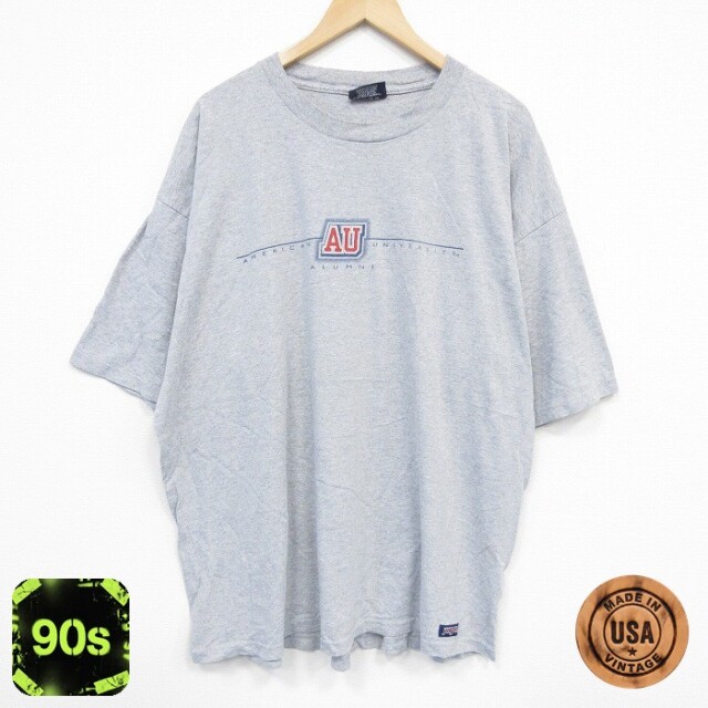 ジャンスポーツ 90s 半袖Tシャツ AU グレー XL | 古着