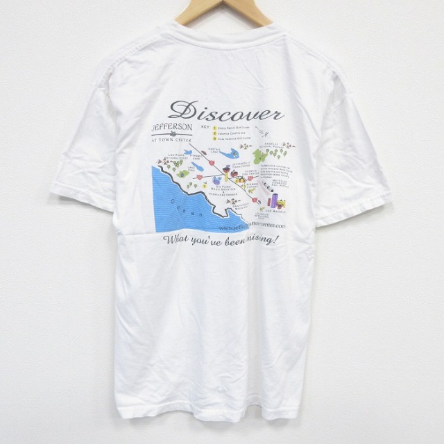 ヘインズ 00s 半袖Tシャツ Discover ホワイト XL | 古着