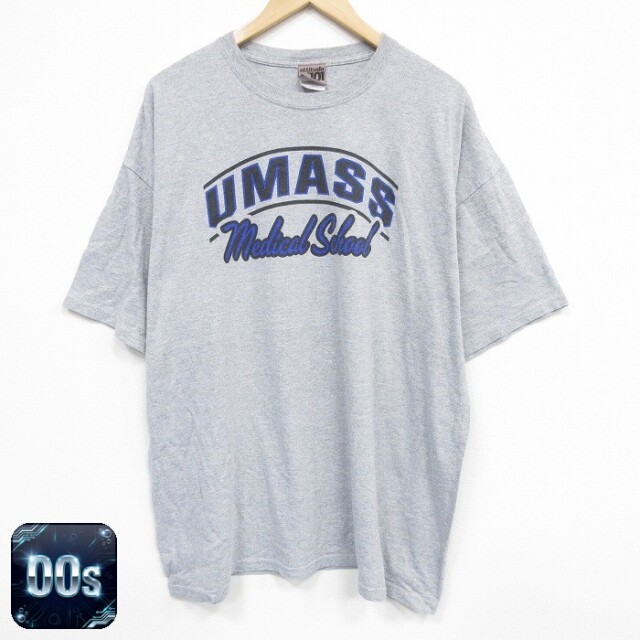 00s 半袖Tシャツ メディカルスクール グレー XL | 古着