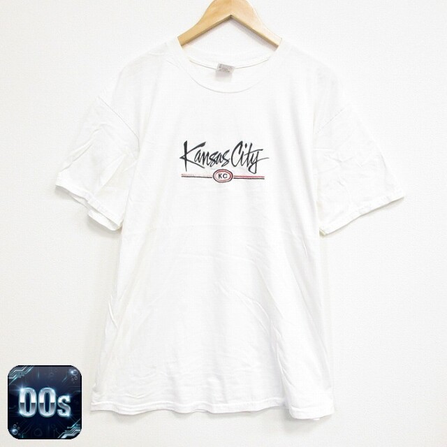 00s 半袖Tシャツ カンザスシティ刺繍 ホワイト XL | 古着