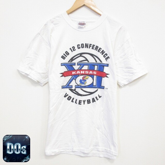 00s 半袖Tシャツ カンザスジェイホークス ホワイト L | 古着