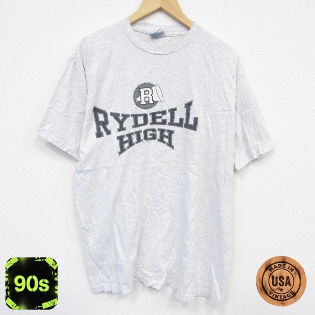 90s 半袖Tシャツ RYDELL 霜降り グレー XL | 古着
