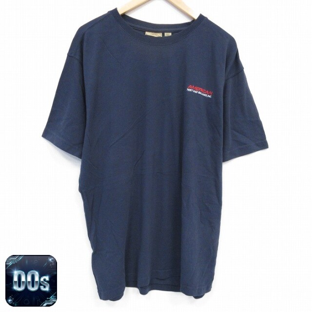 00s 半袖Tシャツ アメリカン ネイビー XL | 古着