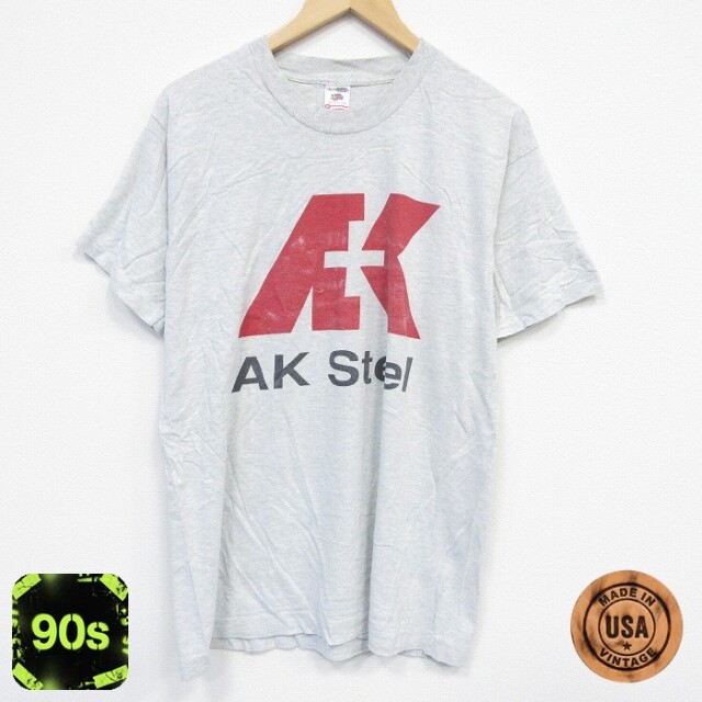 フルーツオブザルーム 90s 半袖Tシャツ AK グレー L | 古着