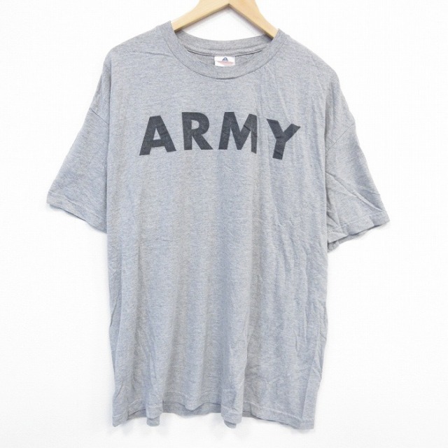 00s 半袖Tシャツ ARMY グレー XL | 古着