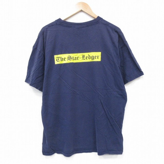 00s 半袖Tシャツ Ledger ネイビー XL | 古着