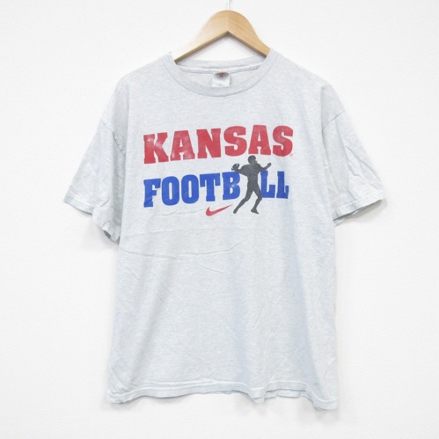 フルーツオブザルーム 00s 半袖Tシャツ カンザス グレー L | 古着