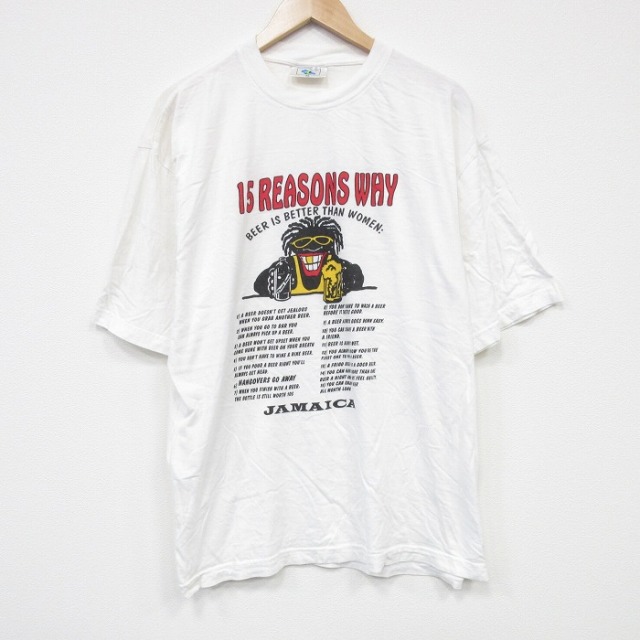 00s 半袖Tシャツ ジャマイカ ホワイト XL | 古着
