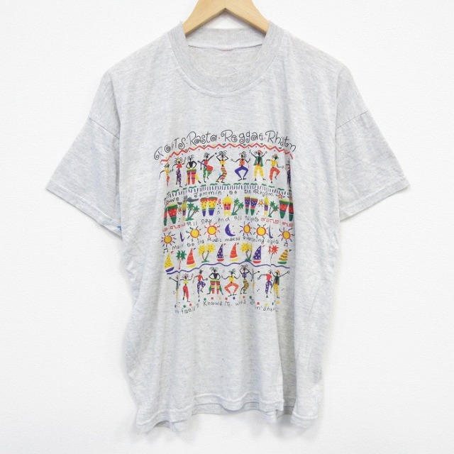 00s 半袖Tシャツ レゲエリズム グレー XL | 古着