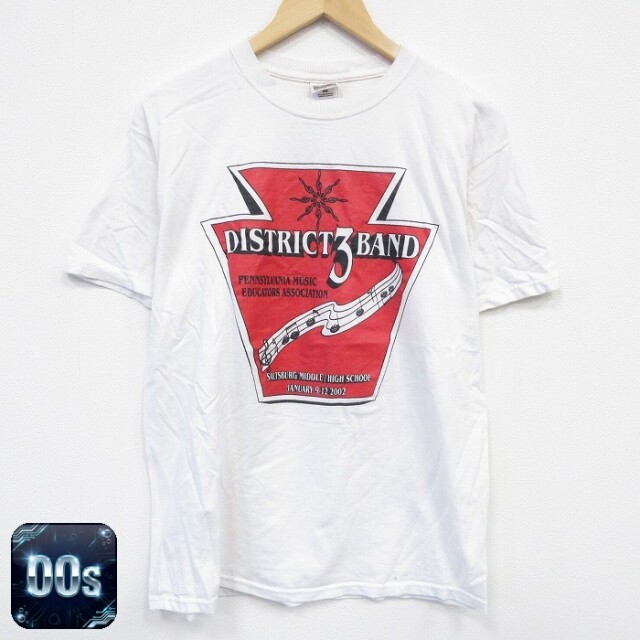 フルーツオブザルーム 00s 半袖Tシャツ 音符 ホワイト L | 古着