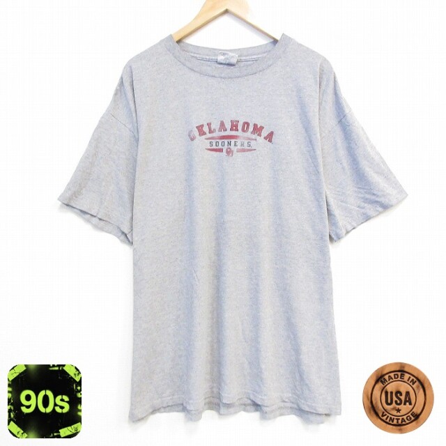 オクラホマスーナーズ 90s 半袖Tシャツ グレー XL | 古着