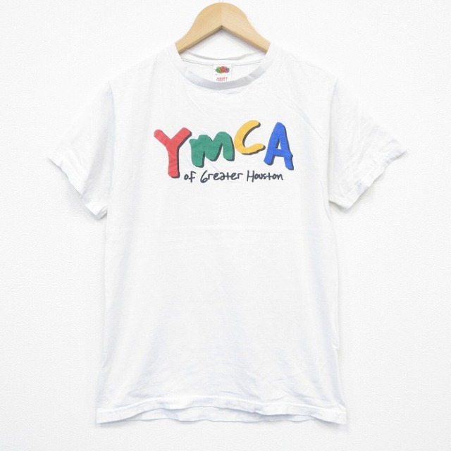 【50%OFF】フルーツオブザルーム 00s 半袖Tシャツ YMCA ホワイト S | 古着