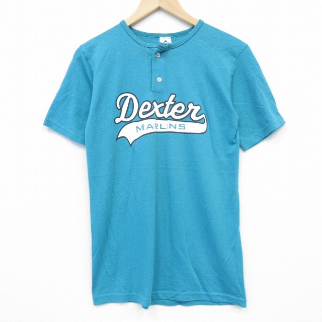 【50%OFF】00s 半袖Tシャツ Dexter ライトブルー S | 古着