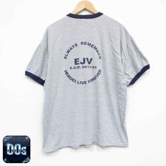 【50%OFF】00s 半袖Tシャツ EJV グレー XL | 古着