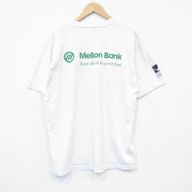 ジャージーズ 90s 半袖Tシャツ Mellon Bank ホワイト XL | 古着