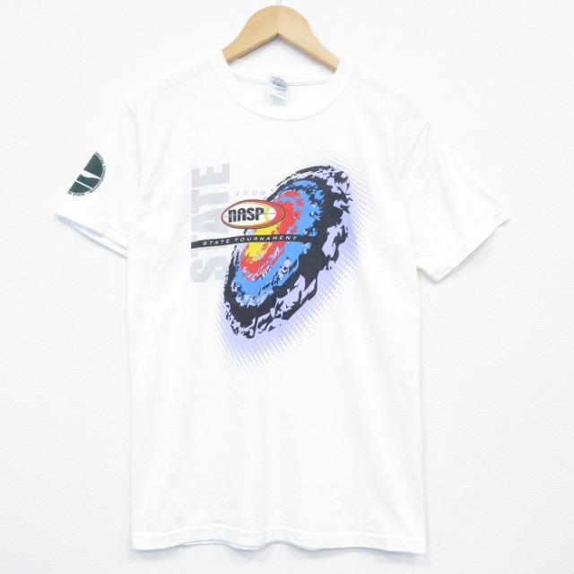 【50%OFF】00s 半袖Tシャツ トーナメント企業広告 ホワイト S | 古着