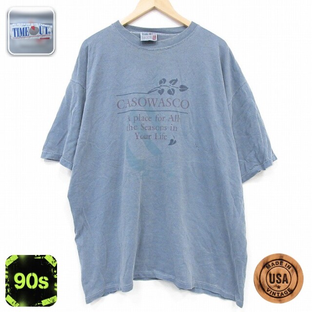 【50%OFF】90s 半袖Tシャツ CASOWASCO ネイビー XL | 古着
