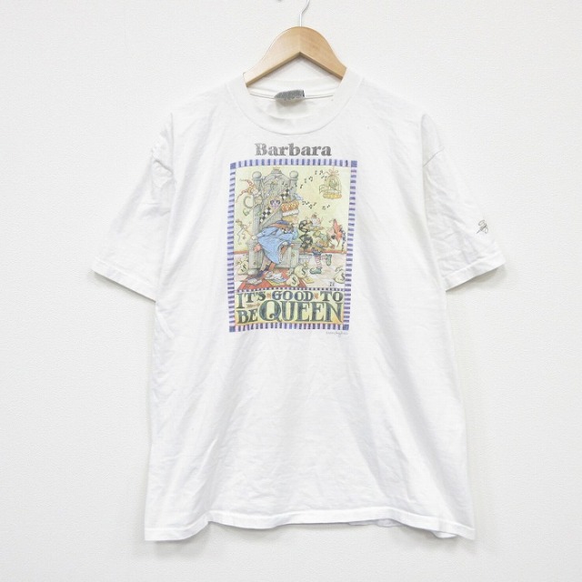 メアリーエンゲルブライト 90s 半袖Tシャツ ホワイト XL | 古着
