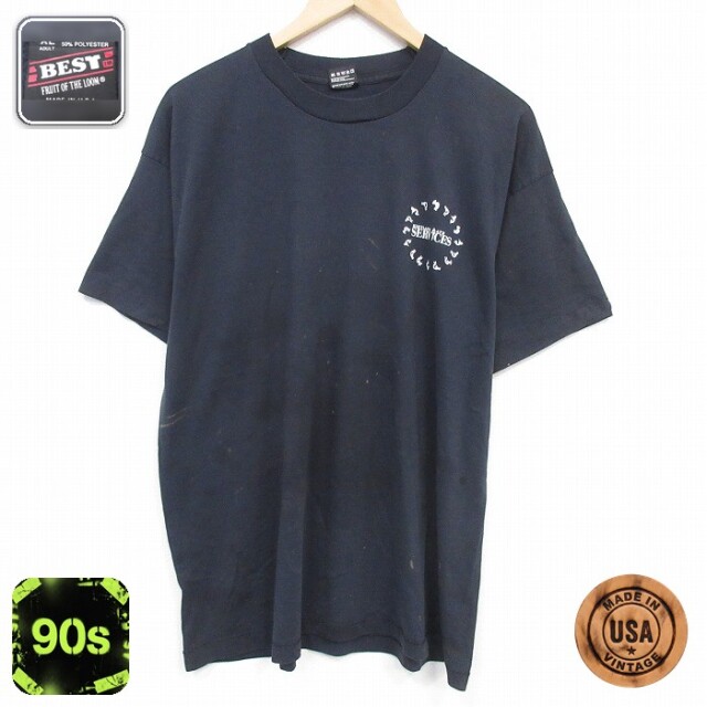 【50%OFF】フルーツオブザルーム 90s 半袖Tシャツ ココペリ ブラック XL | 古着