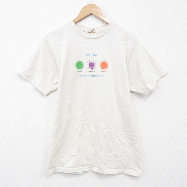 00s 半袖Tシャツ AVEDA ベージュ M | 古着