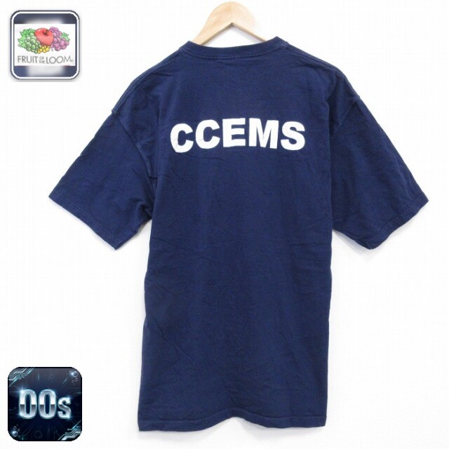 00s 半袖Tシャツ CCEMS ネイビー XL | 古着