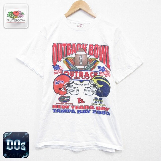ジャージーズ 00s 半袖Tシャツ ゲーターズ ホワイト L | 古着