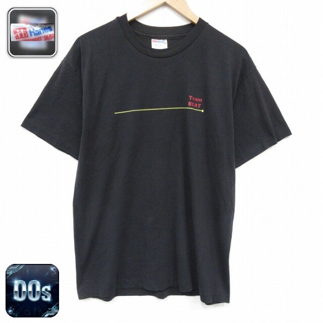 ヘインズ 00s 半袖Tシャツ Team ブラック L | 古着
