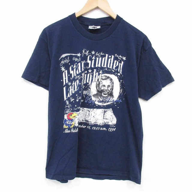 リー 90s 半袖Tシャツ オールスター ネイビー L | 古着