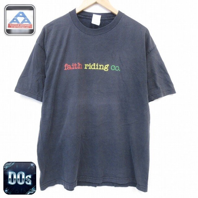 00s 半袖Tシャツ faith ブラック XL | 古着