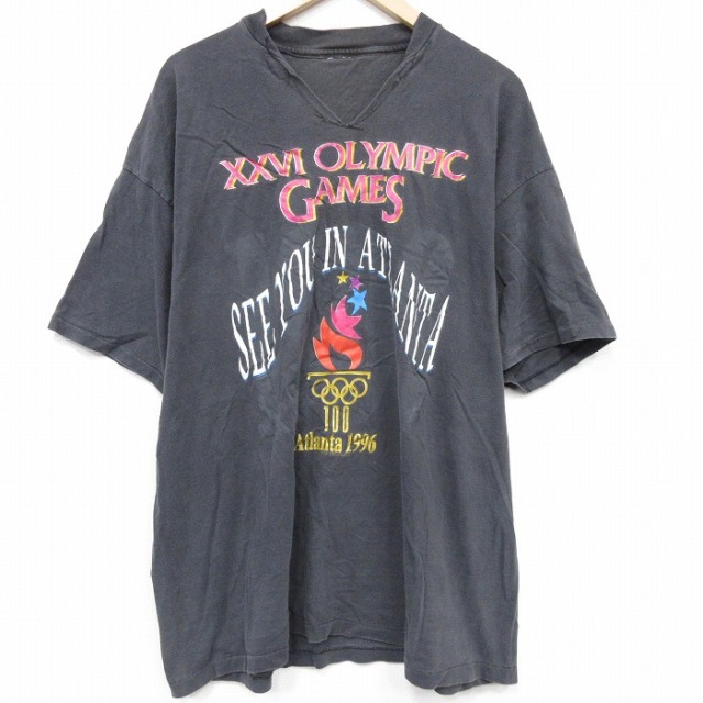 90s 半袖Tシャツ アトランタオリンピック グレー XL | 古着