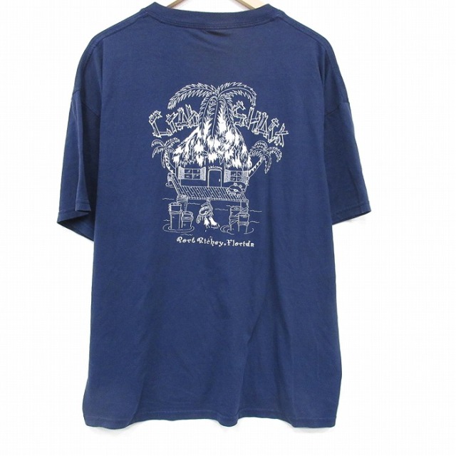 00s 半袖Tシャツ フロリダ ネイビー XL | 古着