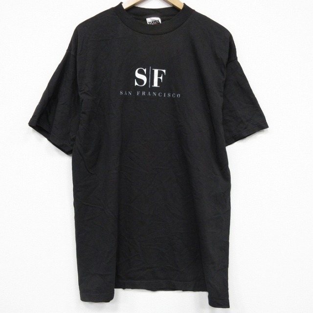 TULTEX 90s 半袖Tシャツ サンフランシスコ ブラック XL | 古着