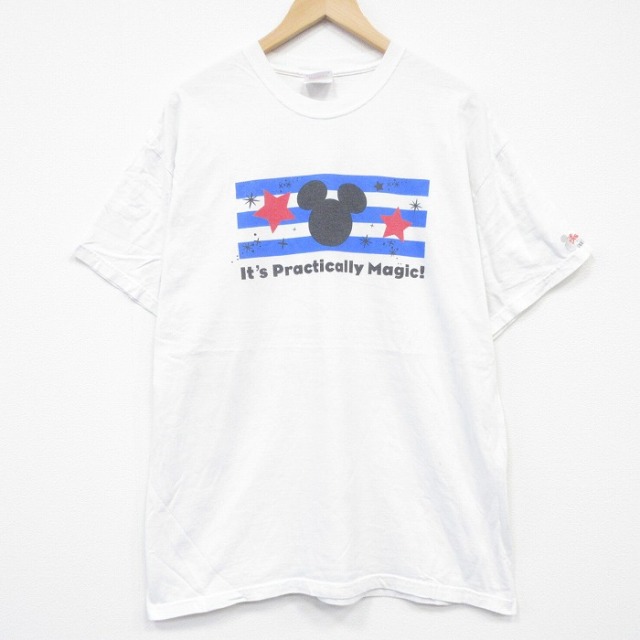 ヘインズ 半袖Tシャツ ディズニービザカード ホワイト XL | 古着