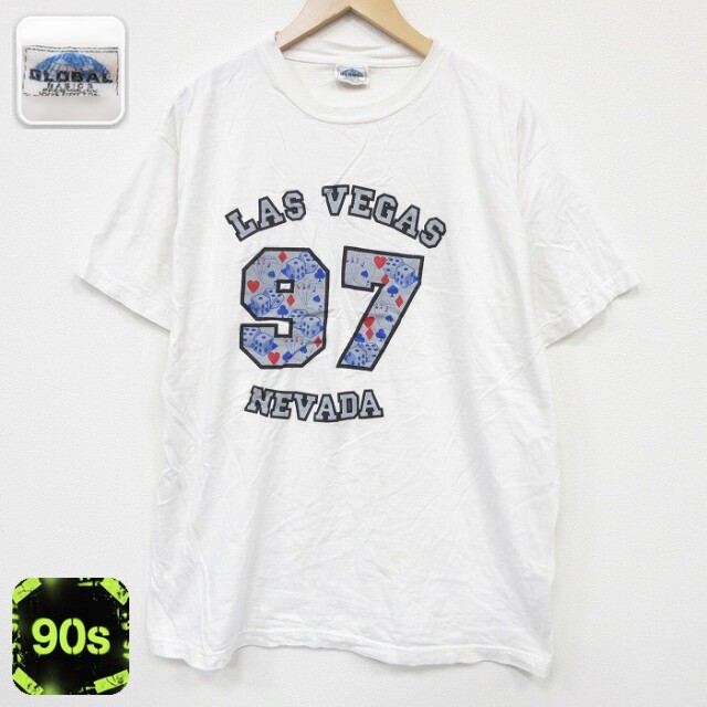 90s 半袖Tシャツ ネバダ ホワイト XL | 古着