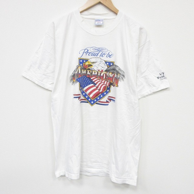 All Sport 90s 半袖Tシャツ 鳥 ホワイト XL | 古着