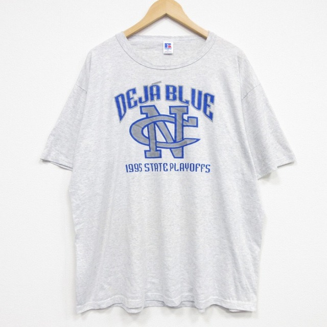 ラッセル 90s 半袖Tシャツ DEJA グレー XL | 古着