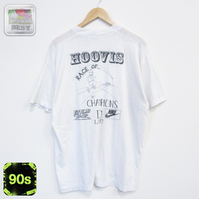 フルーツオブザルーム 90s 半袖Tシャツ HOOVIS ホワイト XL | 古着