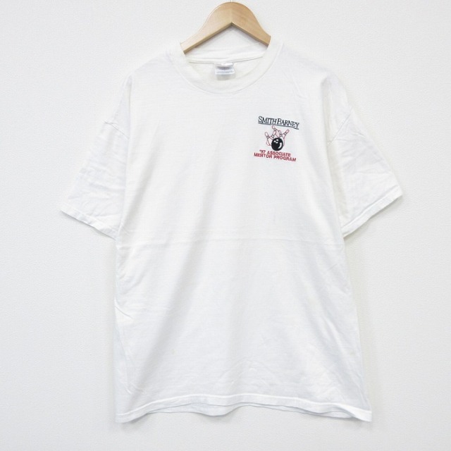 ヘインズ 90s 半袖Tシャツ ボウリング ホワイト XL | 古着