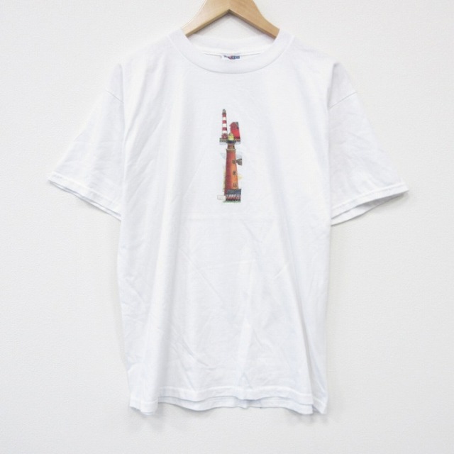 ジャージーズ 00s 半袖Tシャツ 灯台 ホワイト L | 古着